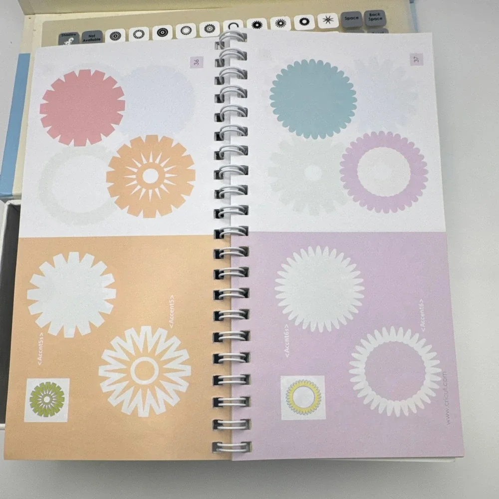 Cricut Accent Essentials Die Cutting Cartridge Provo Craft Shapes 29-0391